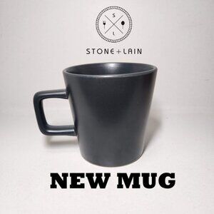 NEW Stone Lain Coupe Gray Matte Stoneware mug cups Coffee Replacement Tea dishes